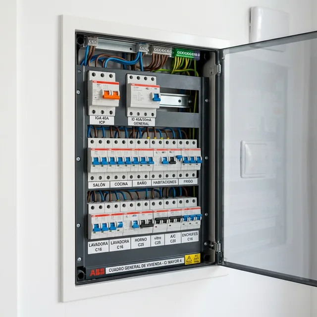 Cuadro eléctrico profesional